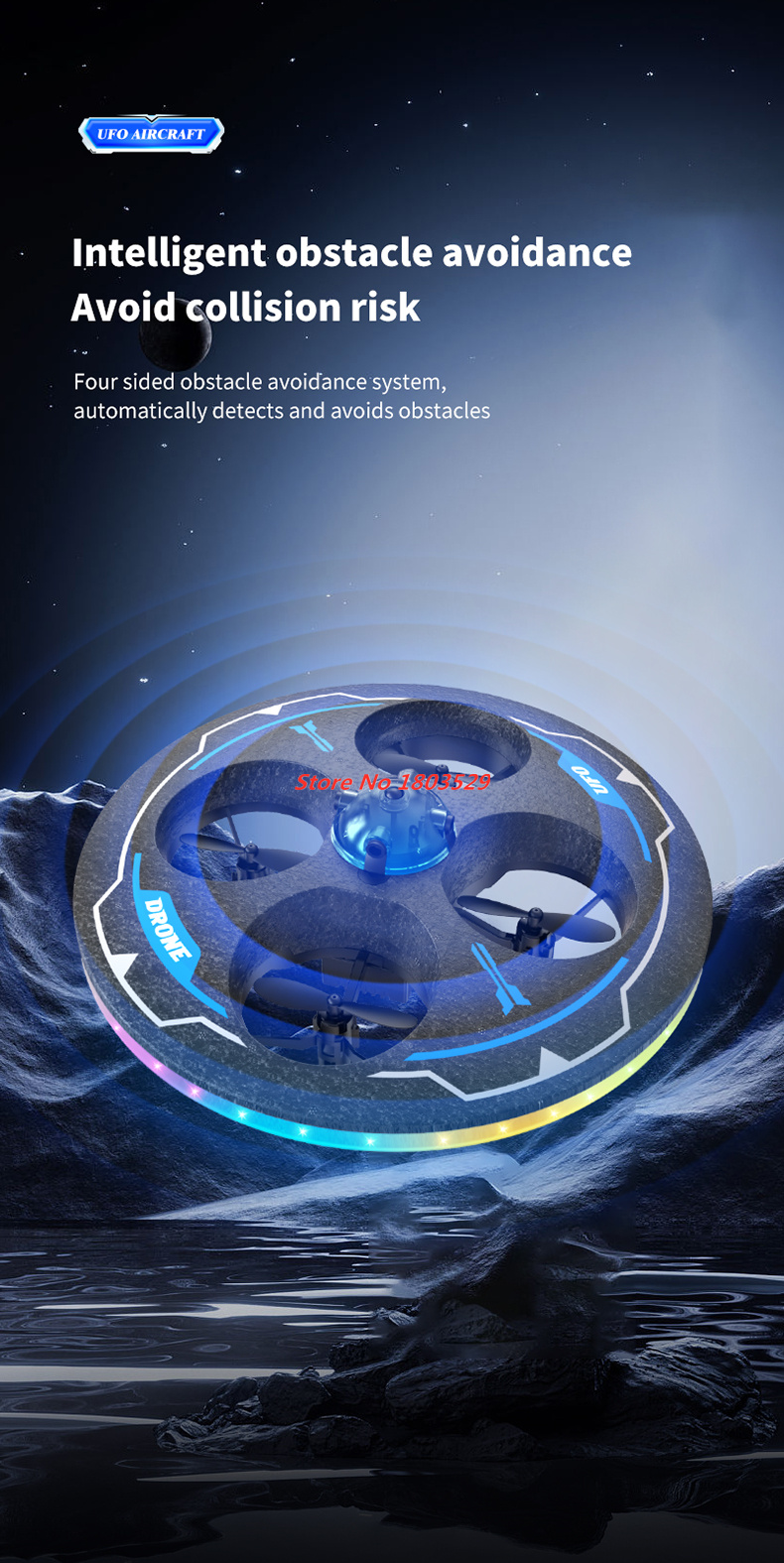 Drone App Rc Fpv - 2.4G Smart Obstacle Avoidance Attitude Hold