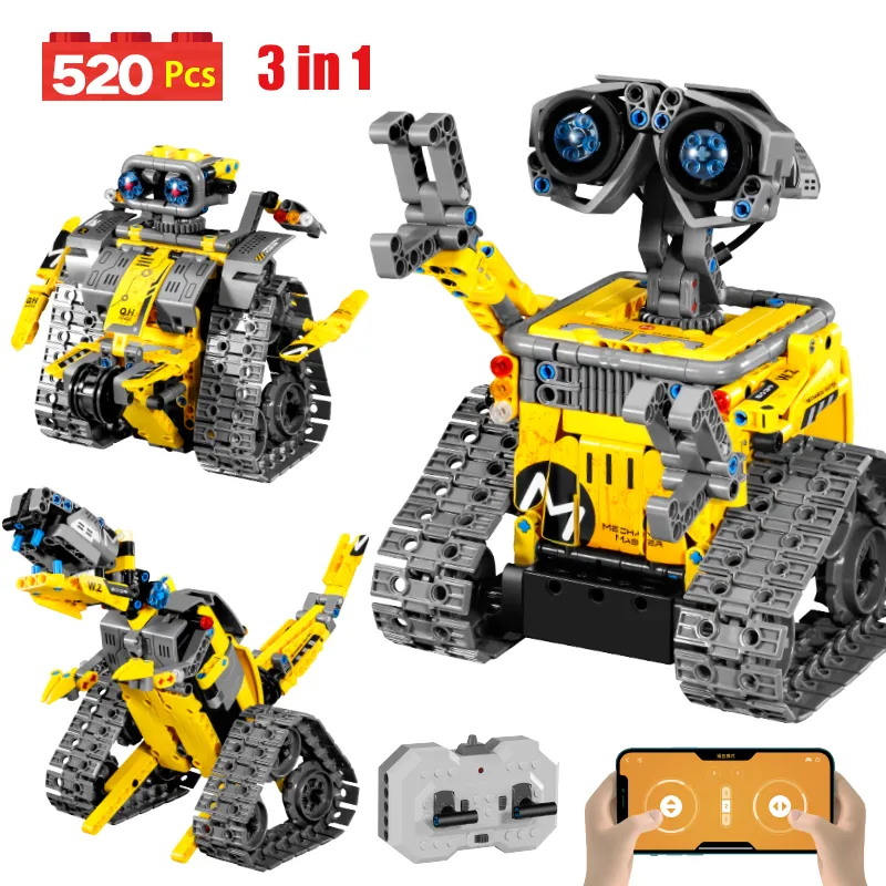 Drone Vera Rc - 520pcs 3 in 1 City Technical