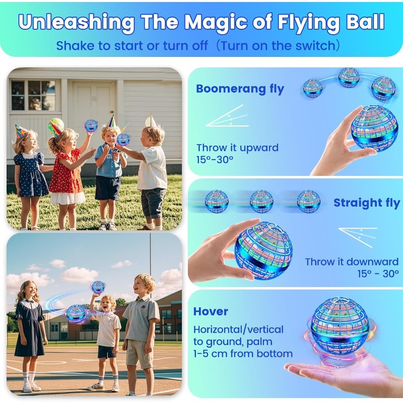 Flying Orb Ball Toy, Hand Cont - Drone Ball Rc recensione e prezzo