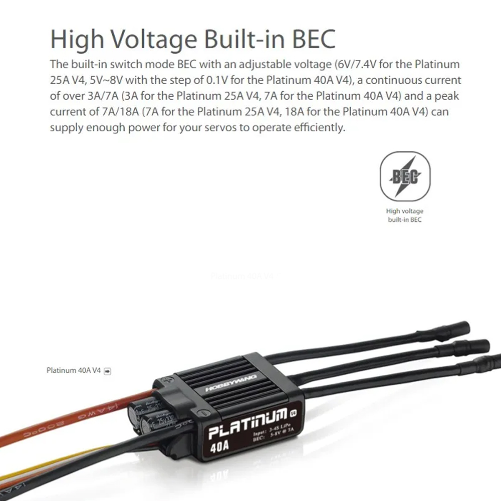 Hobbywing Platinum 25A V4 Brus - Drone Rc V4 recensione e prezzo