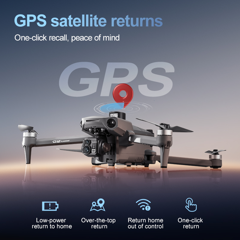 D12 Professional GPS Drones 8K - Drone Aircraft Jjrc recensione e prezzo