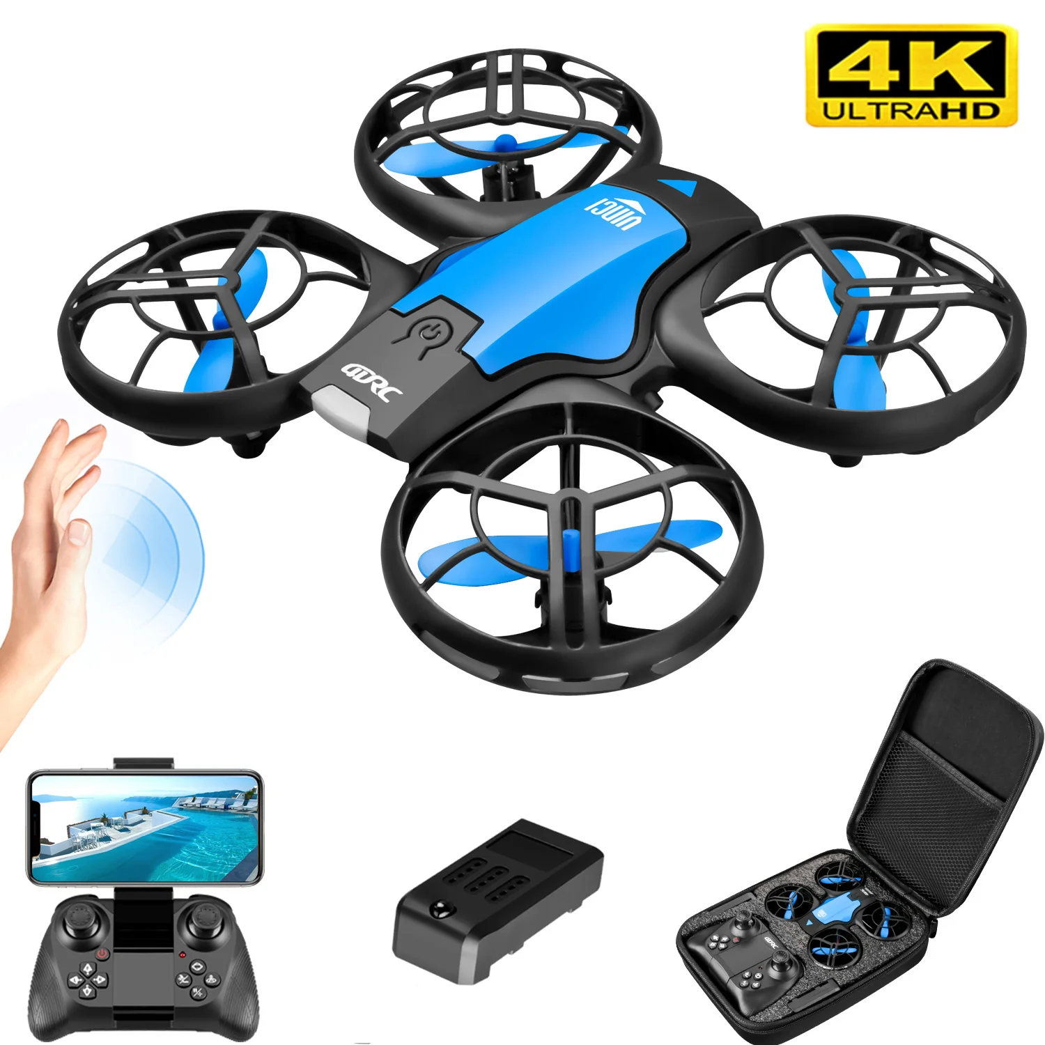 V8 New Mini Drone 4K Professio - Drone App Rc Fpv recensione e prezzo