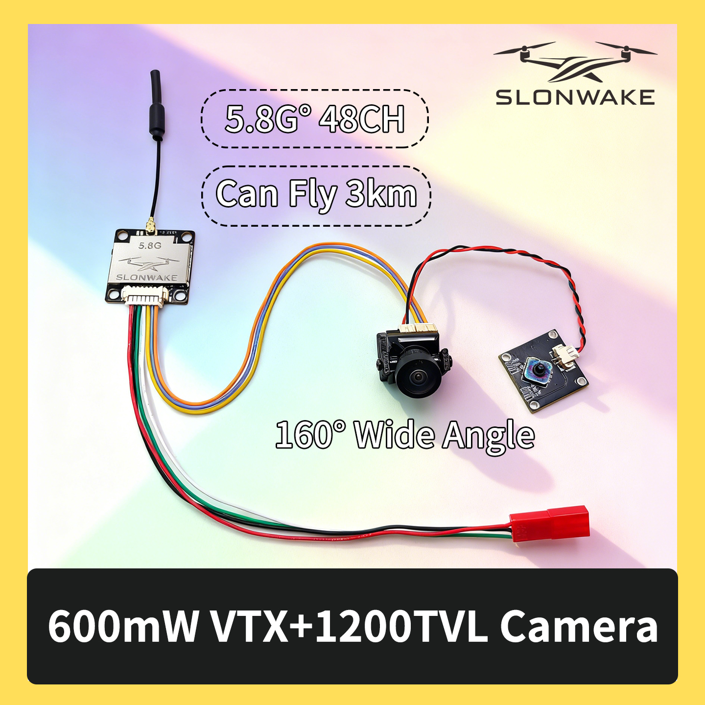 SLONWAKE 5.8G 600mW 7-24V FPV  - Drone With Rc Remote recensione e prezzo