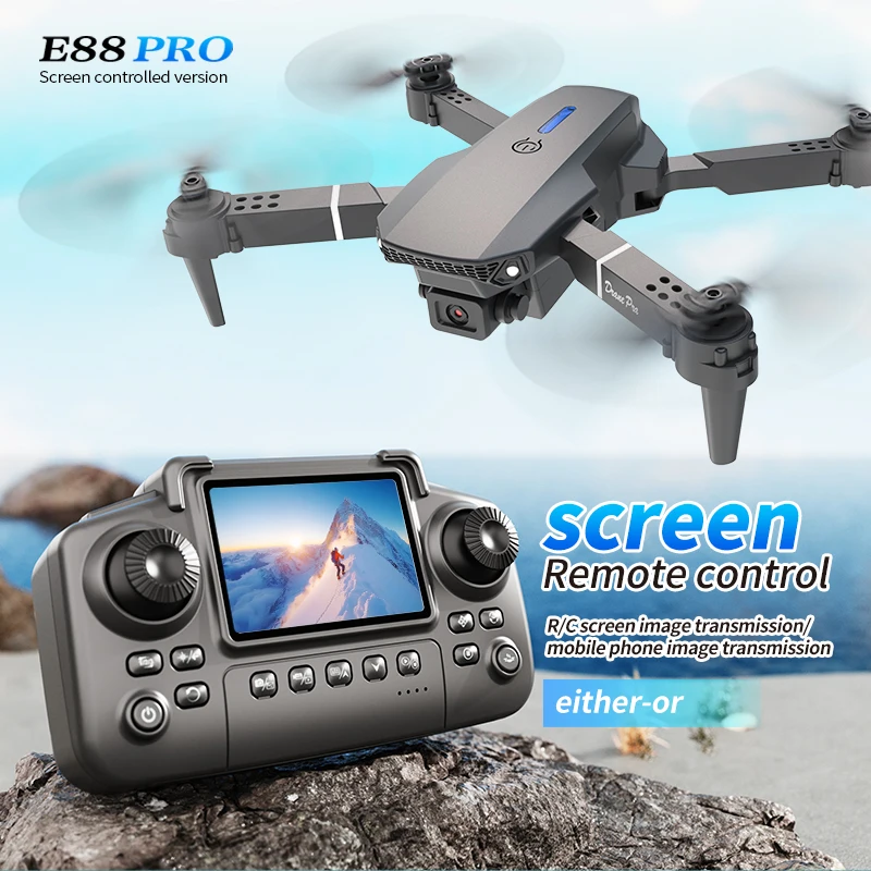Professional E88 PRO Drone wit - Drone Shahed Rc recensione e prezzo