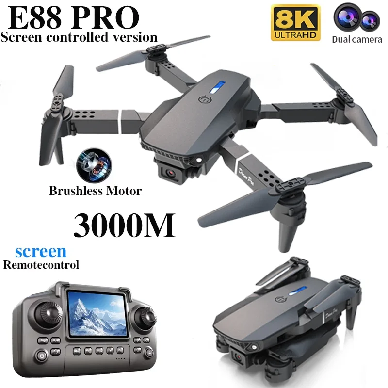 Professional E88 PRO Drone wit - Drone Shahed Rc recensione e prezzo