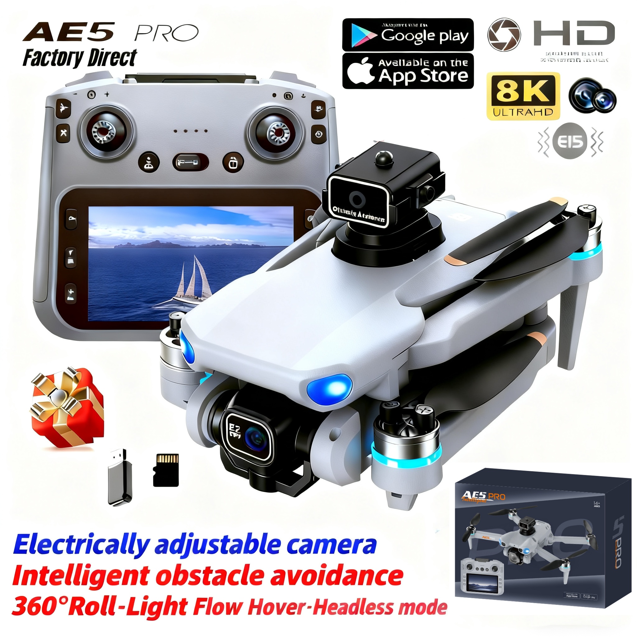 2026 New AE5 Pro Drone 8K HD 4 - Drone Without Rc recensione e prezzo