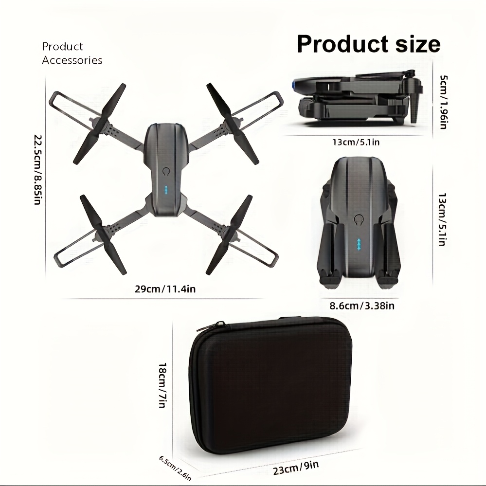 E99 Foldable RC Drone with Dua - Drone Rc E99 recensione e prezzo