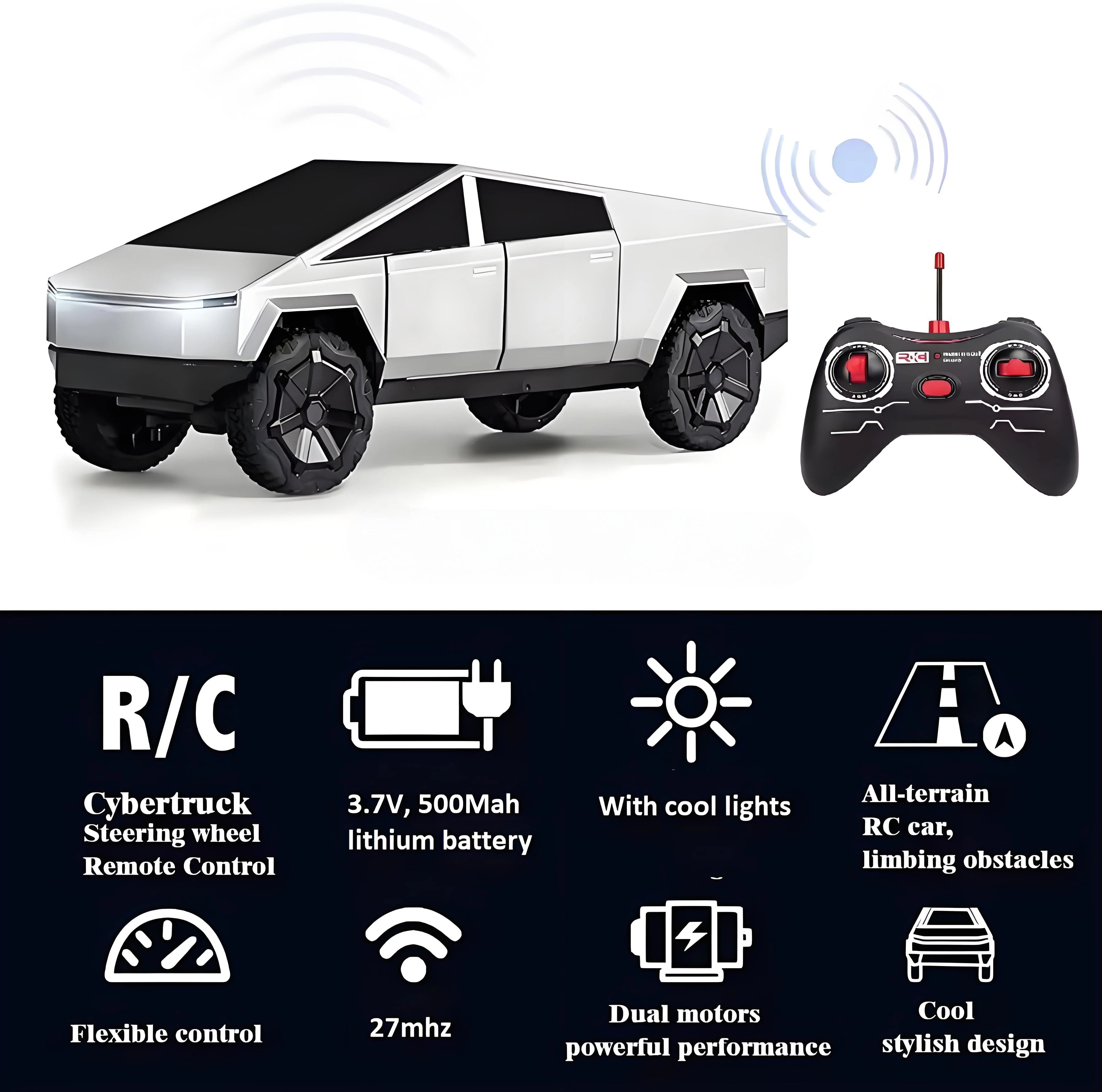 1:24 RC Cybertruck Pickup 4WD  - Drone Shahed Rc recensione e prezzo