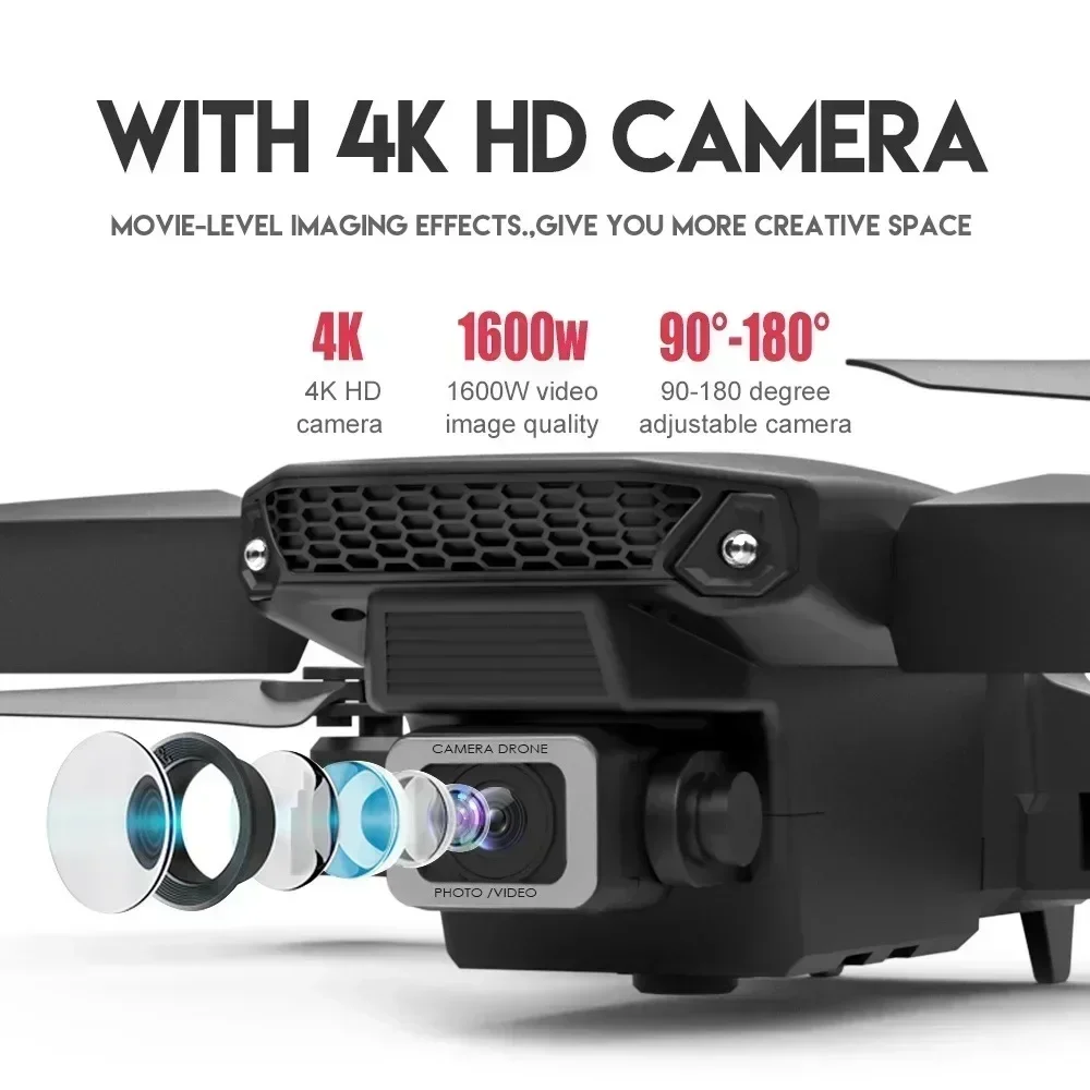 E88 Pro WIFI FPV Drone Wide An - Drone App Rc Fpv recensione e prezzo