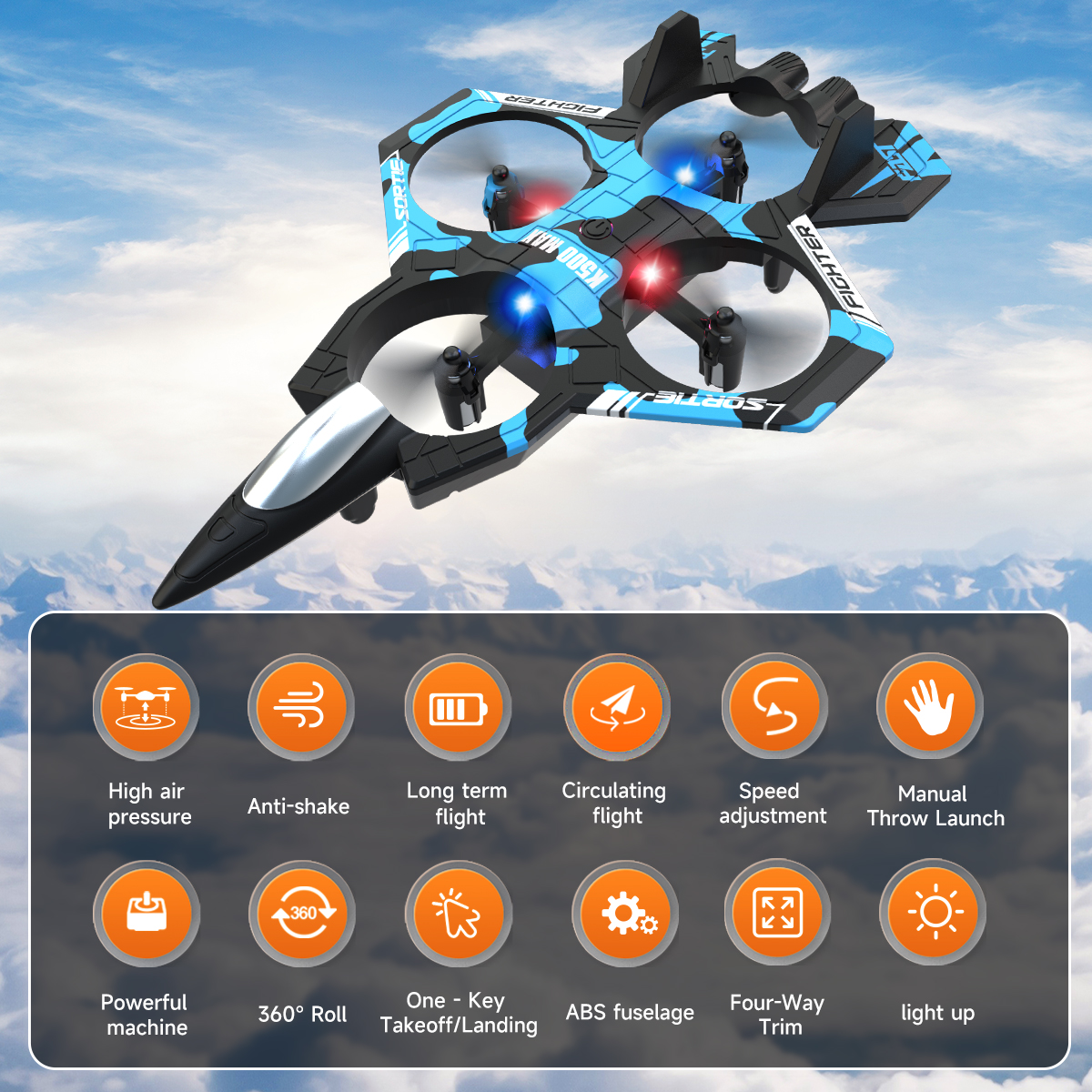 AXNEN K500 MAX RC Plane Fighte - Drone Vera Rc recensione e prezzo