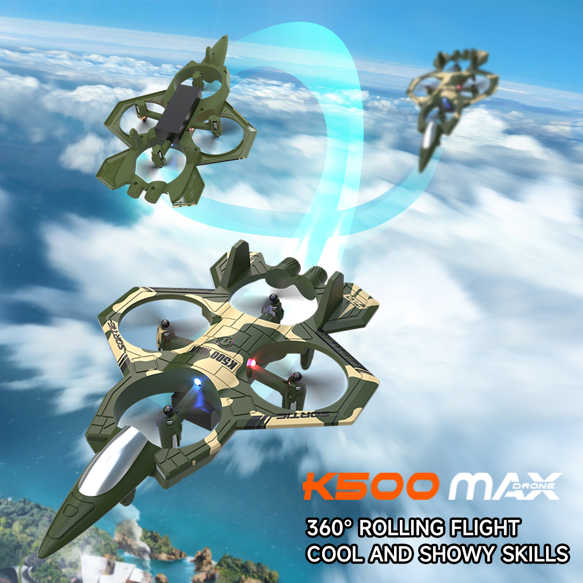 AXNEN K500 MAX RC Plane Fighte - Drone Vera Rc recensione e prezzo