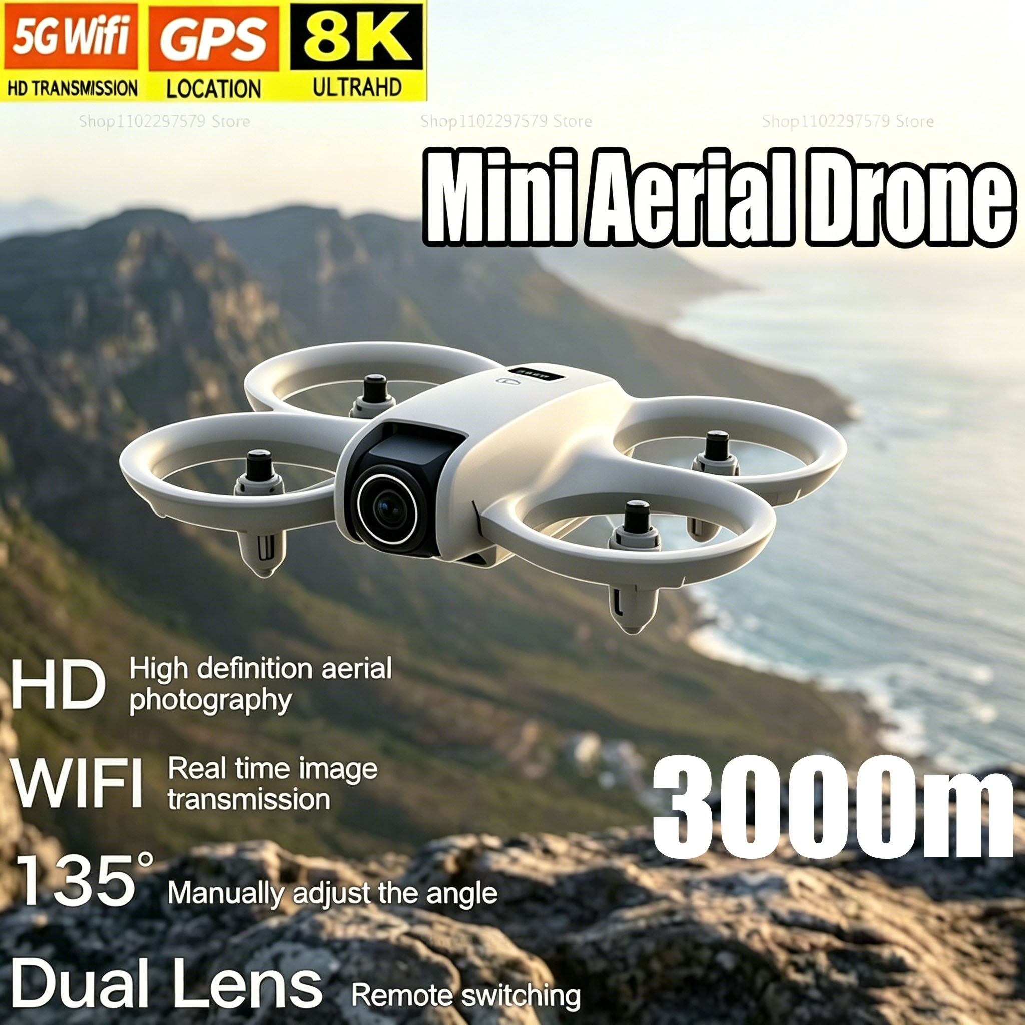Mini Drone with 8K HD Camera F - Drone Without Rc recensione e prezzo