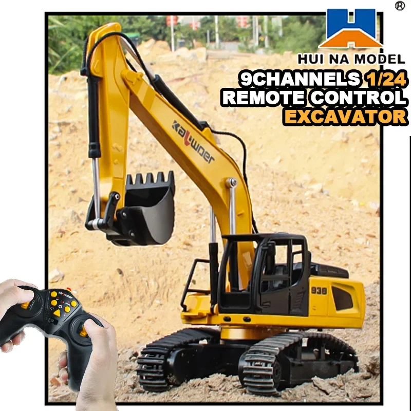 Huina Rc Excavator 1/24 9Ch Re - Drone Vera Rc recensione e prezzo
