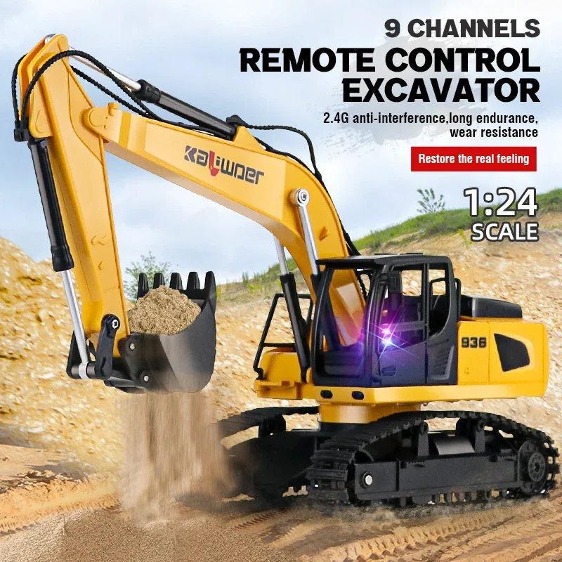 Huina Rc Excavator 1/24 9Ch Re - Drone Vera Rc recensione e prezzo