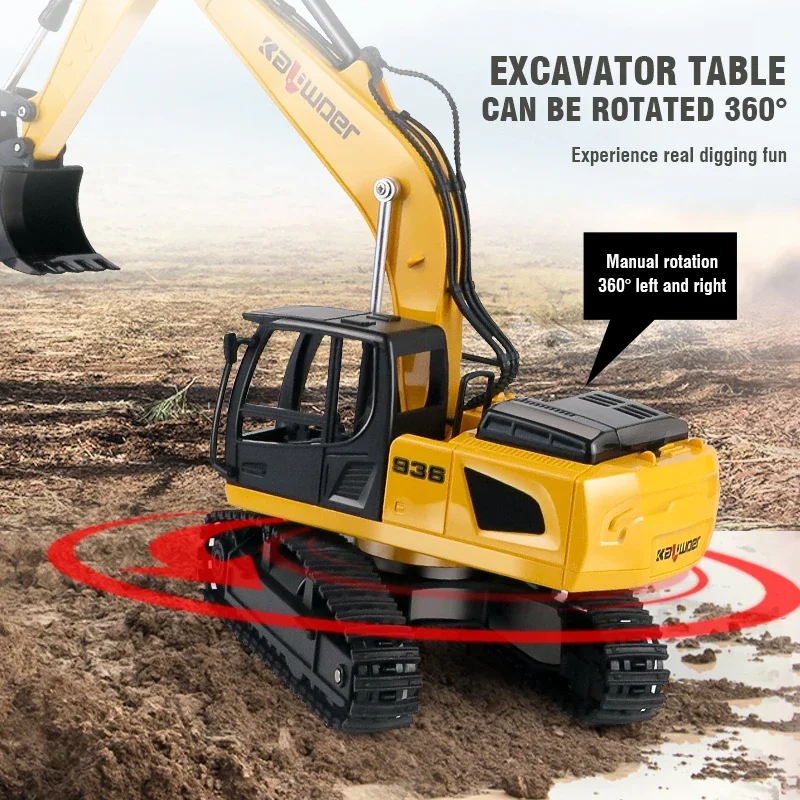 Huina Rc Excavator 1/24 9Ch Re - Drone Vera Rc recensione e prezzo
