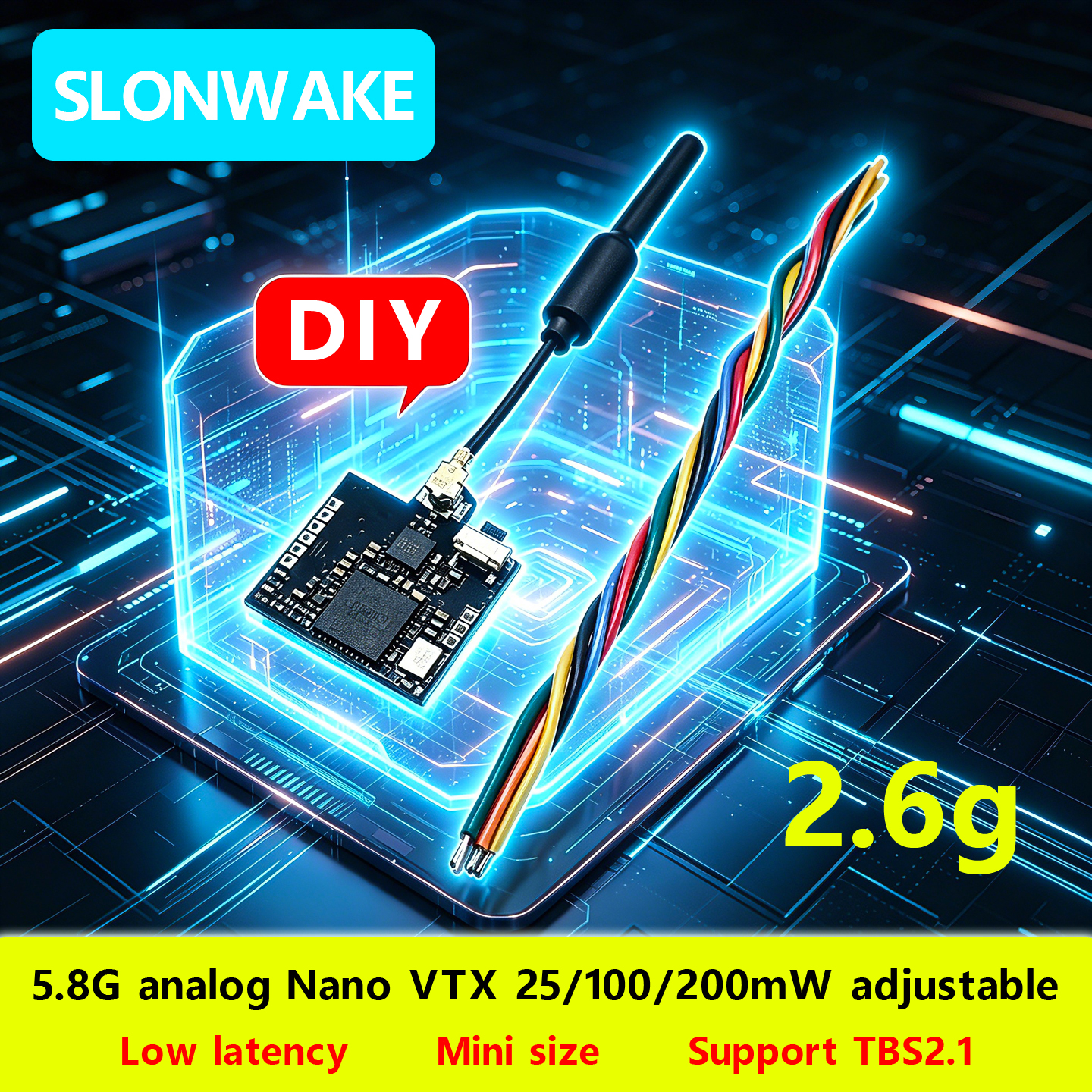 SLONWAKE Nano 5.8G 48CH 200mW  - Drone With Rc Remote recensione e prezzo