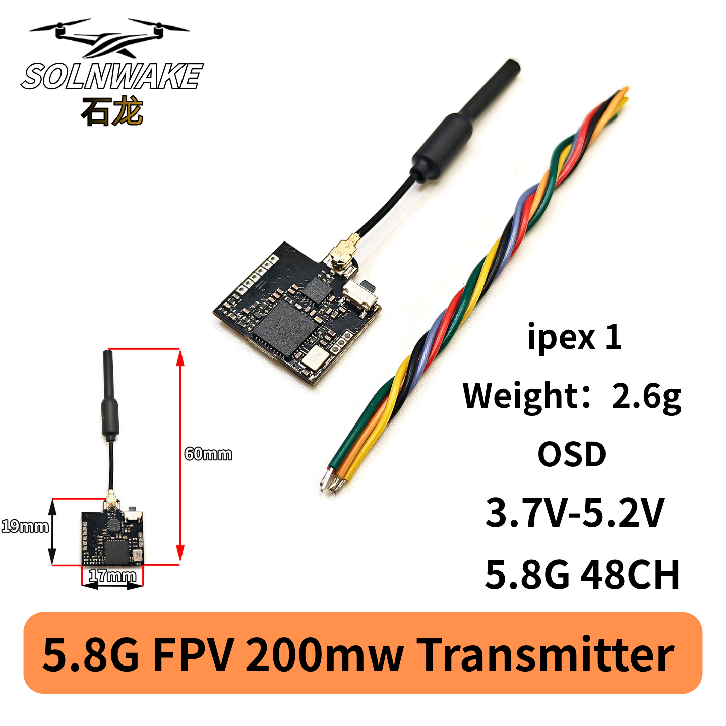 SLONWAKE Nano 5.8G 48CH 200mW  - Drone With Rc Remote recensione e prezzo