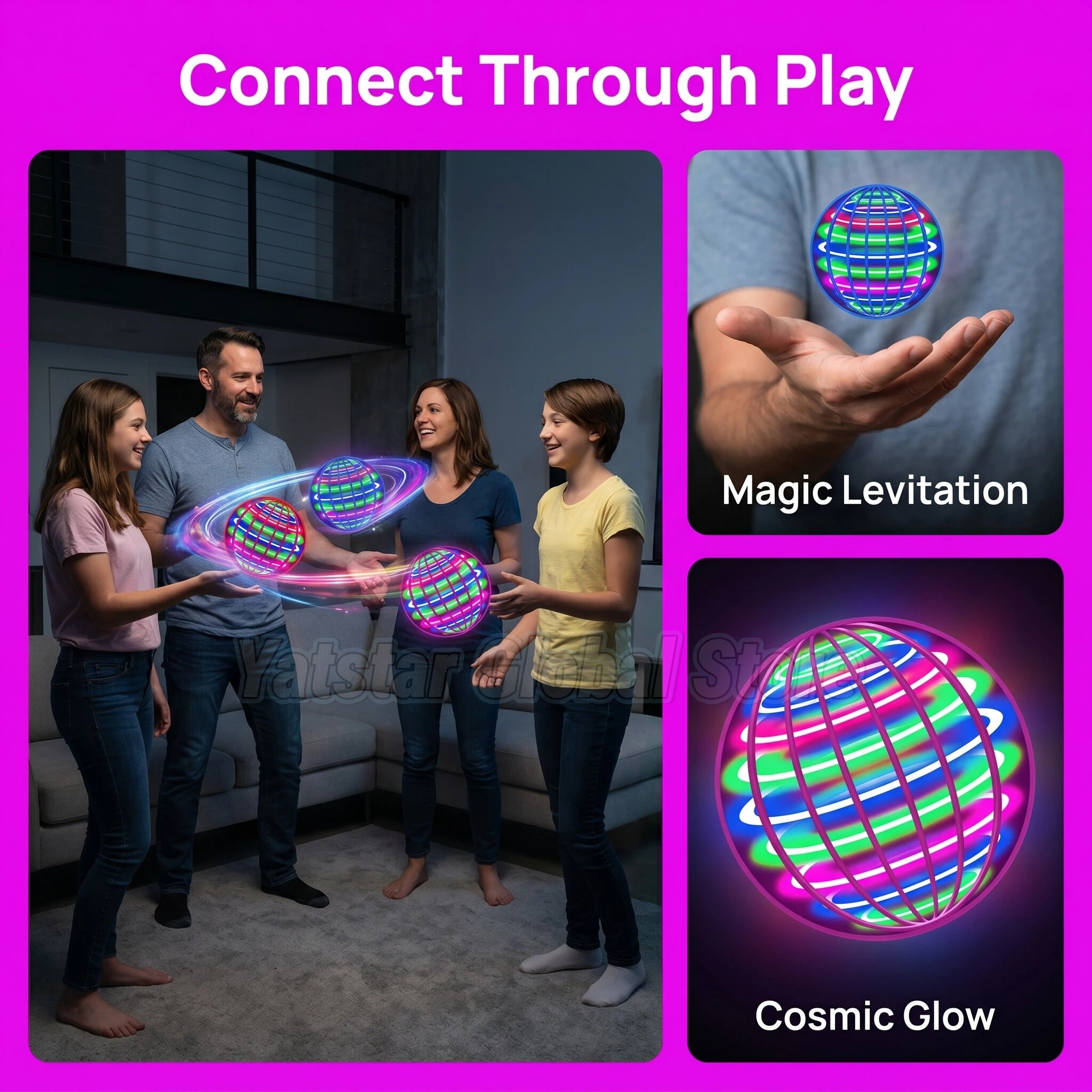 Glowing Smart Sensor Floating  - Drone Ball Rc recensione e prezzo