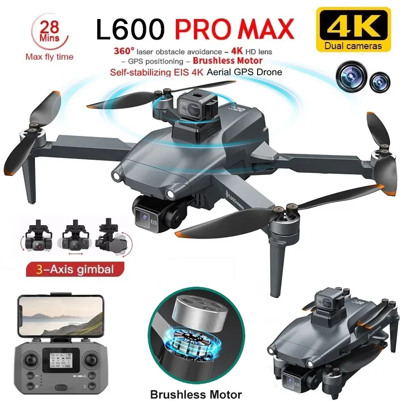 L600 PRO MAX GPS Drone Profess - Drone App Rc Fpv recensione e prezzo