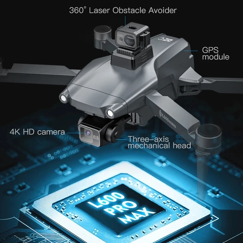 L600 PRO MAX GPS Drone Profess - Drone App Rc Fpv recensione e prezzo