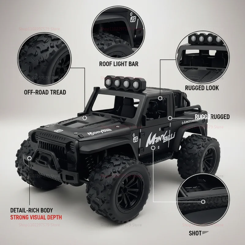 NEW 1/16 Scale Off Road RC Tru - Drone Vera Rc recensione e prezzo