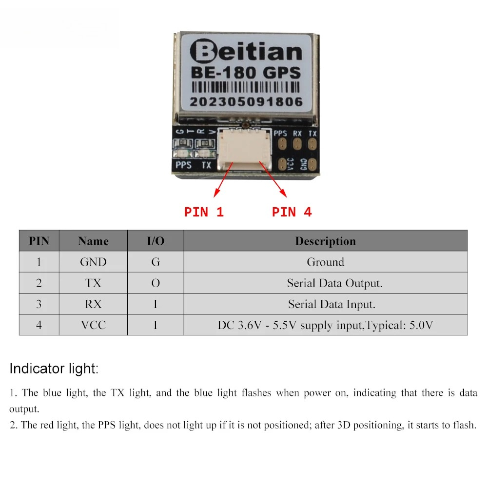 1/2/5PCS Beitian BE-180 GPS Mo - Gps Module Drone recensione e prezzo