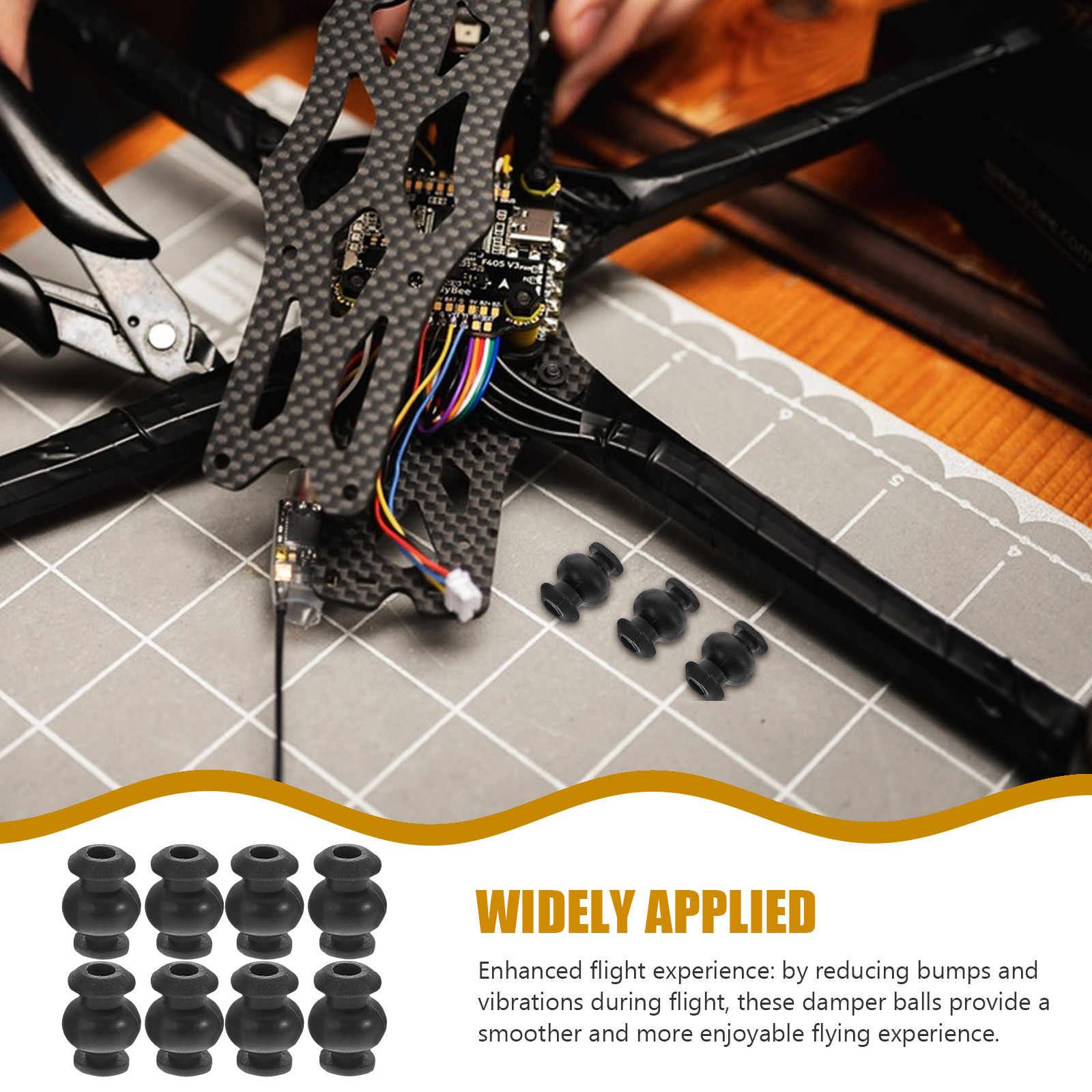 10Pcs Drone Silicone Damper Ba - Drone Ball Rc recensione e prezzo