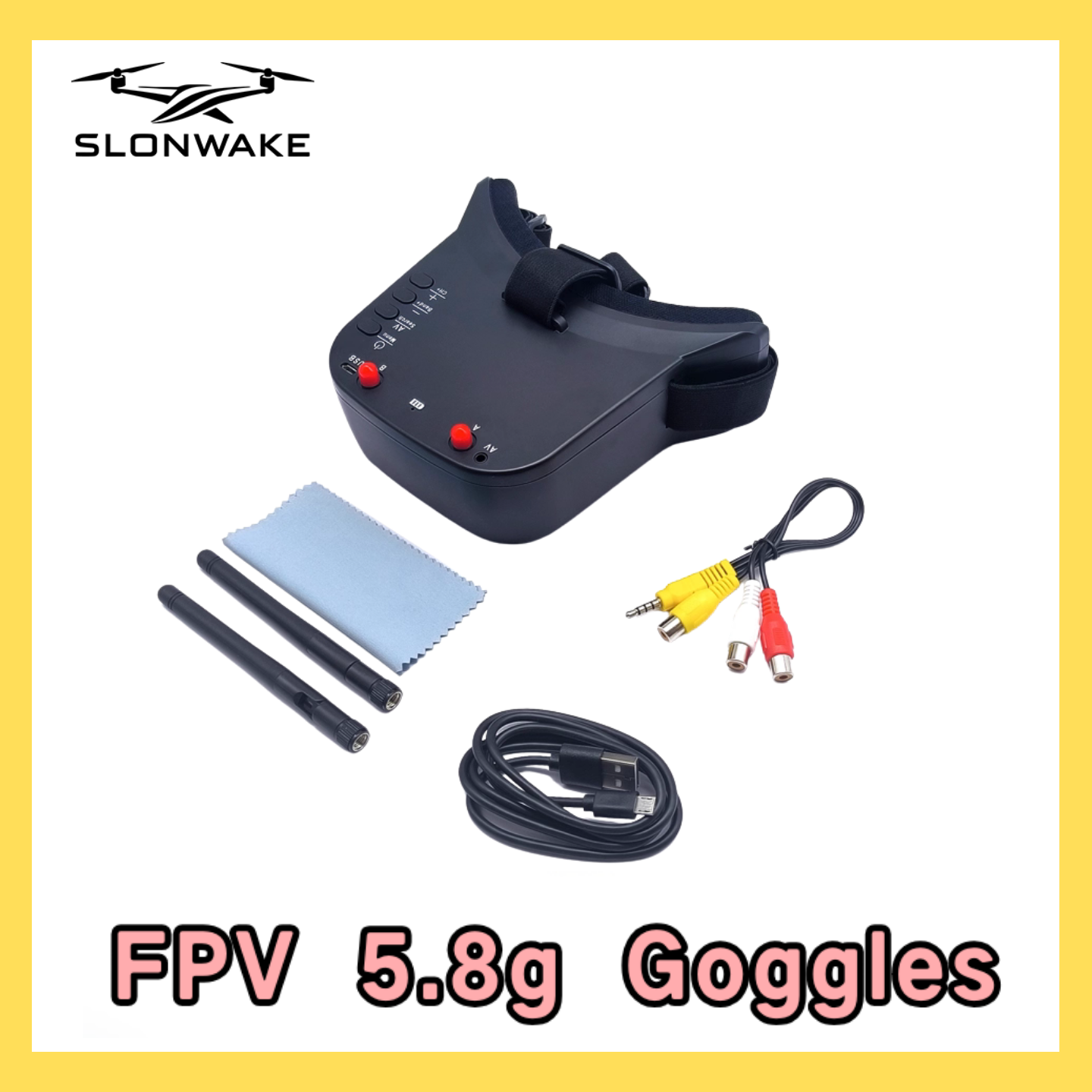 SLONWAKE 5.8G 48CH FPV 400mw V - Drone With Rc Remote recensione e prezzo
