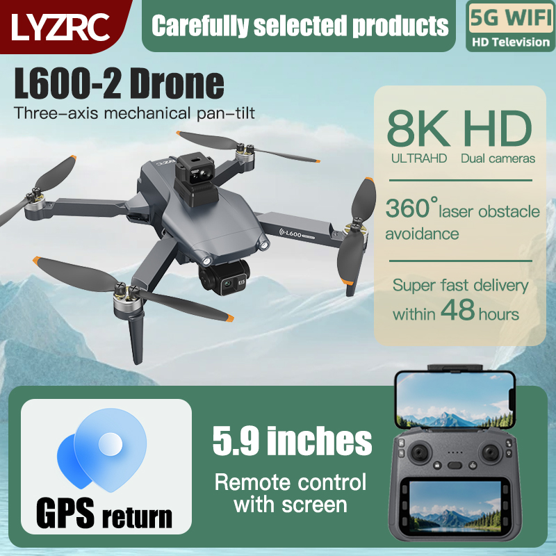 LYZRC L600-2 MAX GPS Drone 3-A - Lyzrc Drone recensione e prezzo