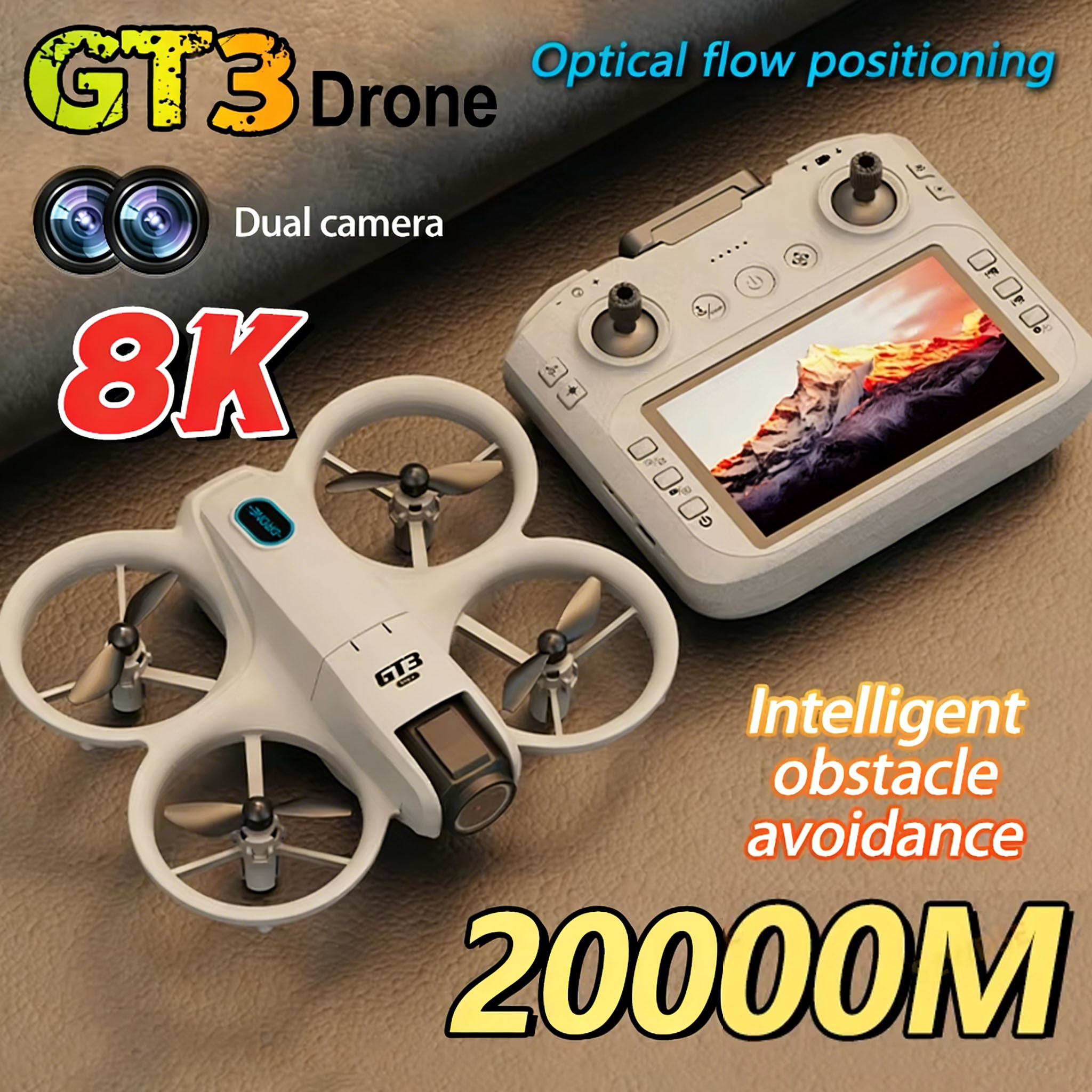 2026 New GT3 Mini Hot Drone 8K - Drone Without Rc recensione e prezzo