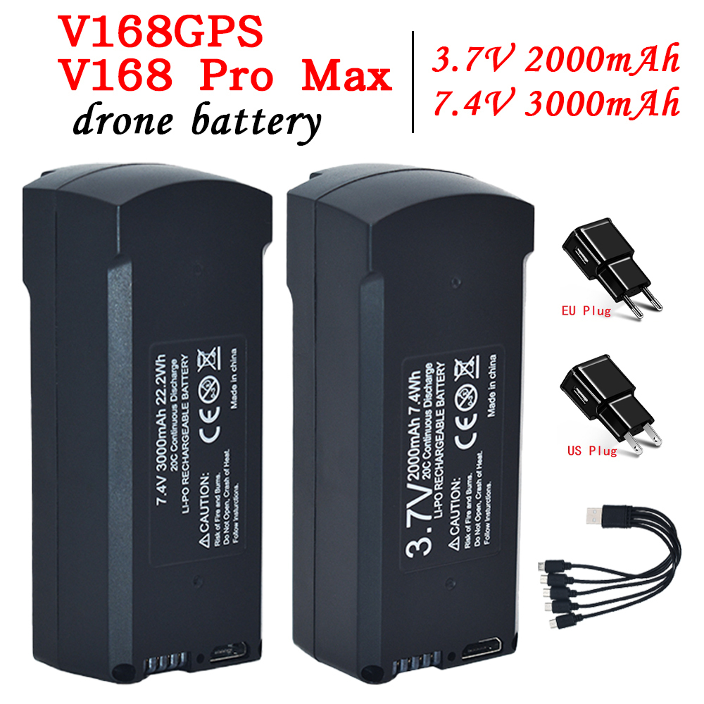 GPS V198 7.4V 3000mAh Battery  - Drone Rc Gps recensione e prezzo